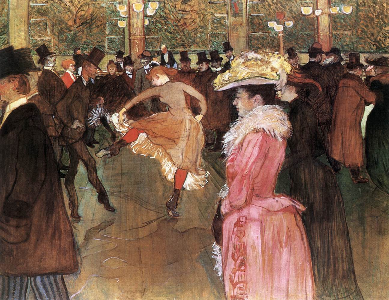 Ball at the Moulin Rouge by TOULOUSE-LAUTREC, Henri de