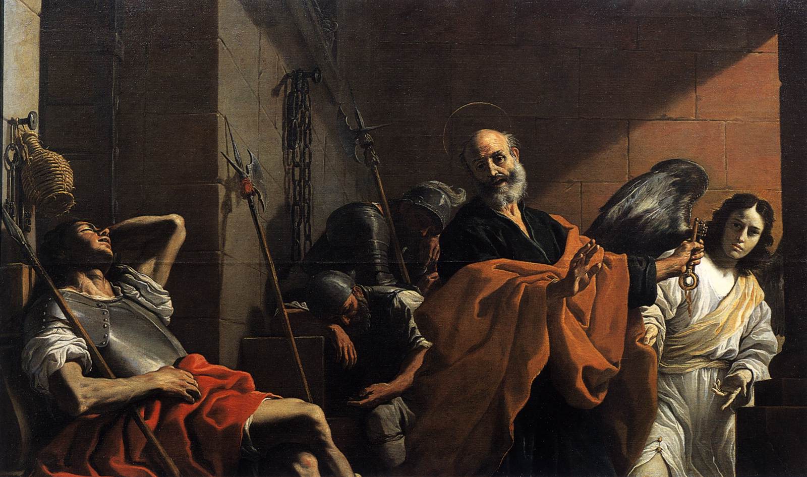 The Release of St Peter from Prison by PRETI, Mattia