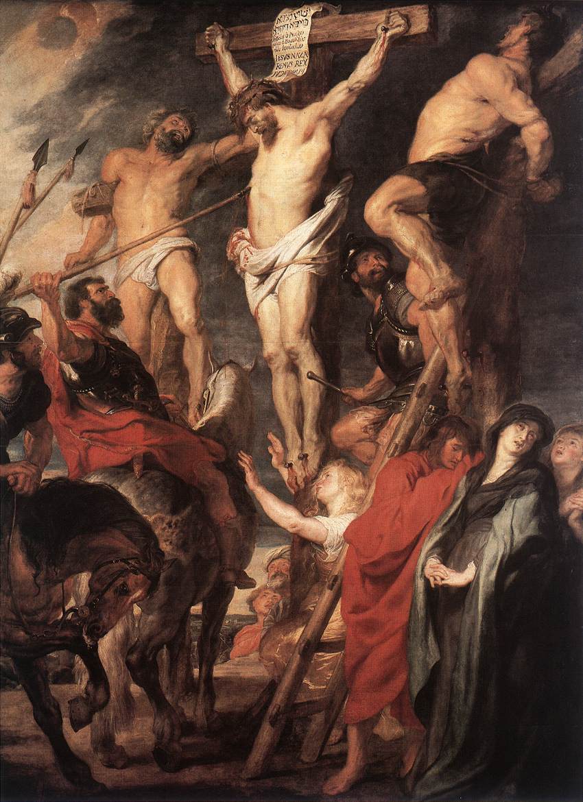 Christ on the Cross between the Two Thieves by RUBENS, Peter Paul