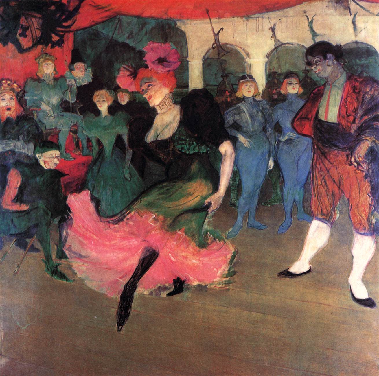 "Marcelle Lender Dancing the Bolero in the Operetta "Chilpéric" by TOULOUSE-LAUTREC, Henri de