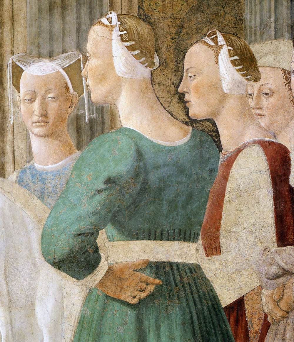 2b. Meeting between the Queen of Sheba and King Solomon by PIERO DELLA FRANCESCA