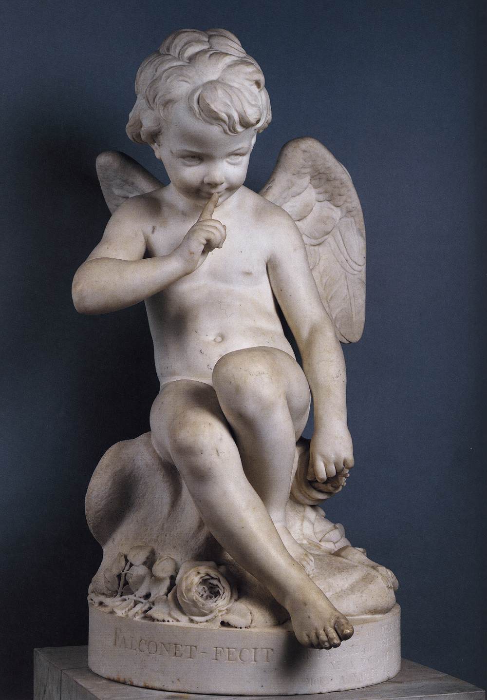 Seated Cupid by FALCONET, Étienne-Maurice