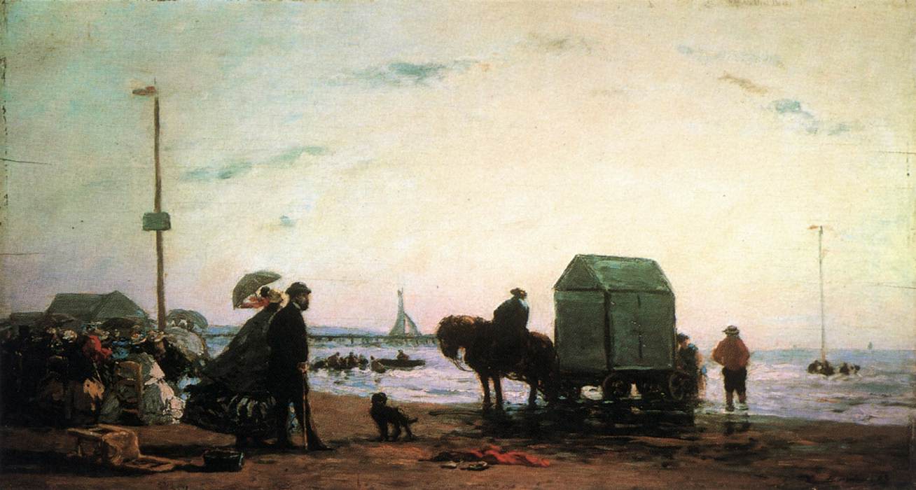 Beach Scene, Trouville by