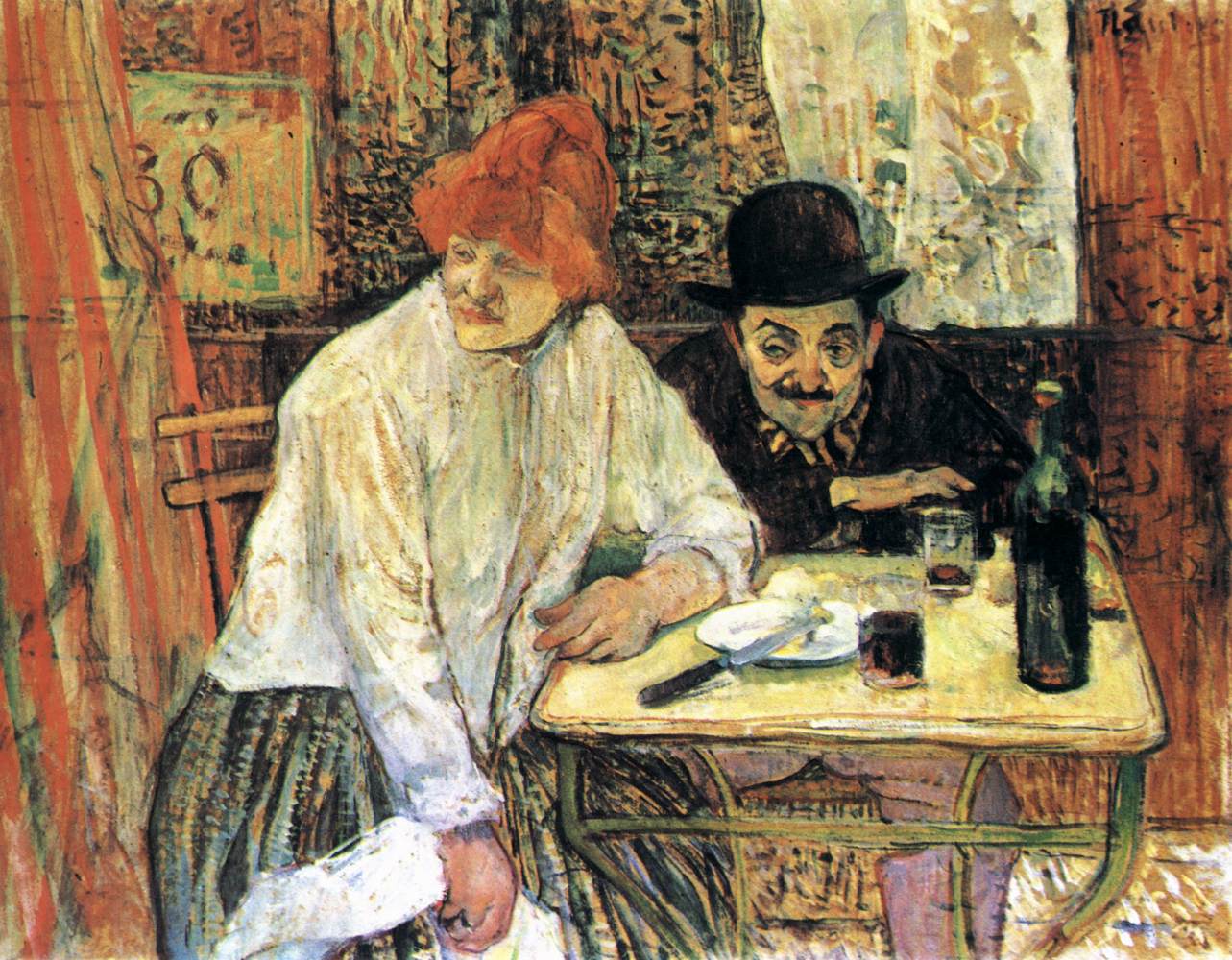 After the Meal by TOULOUSE-LAUTREC, Henri de