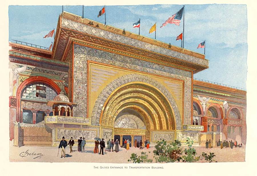 World's Columbian Exposition: Transportation Building (detail) by SULLIVAN, Louis Henry