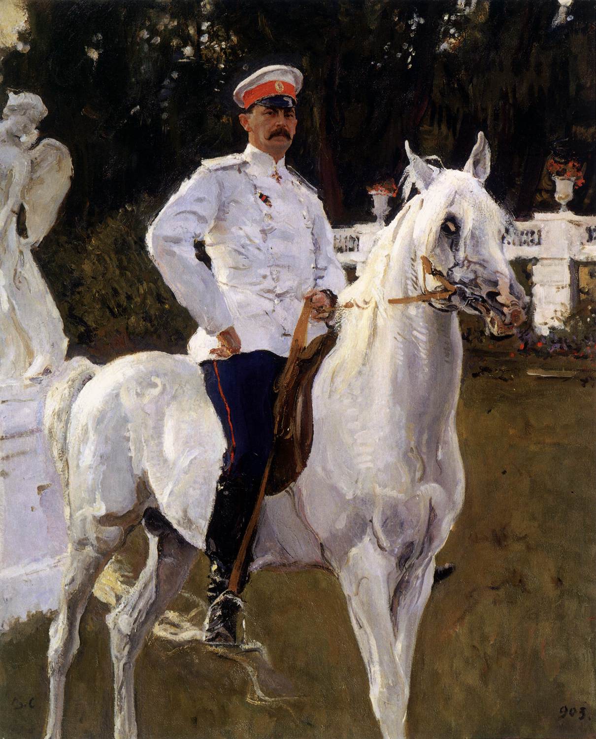 Portrait of Felix Yusupov by SEROV, Valentin