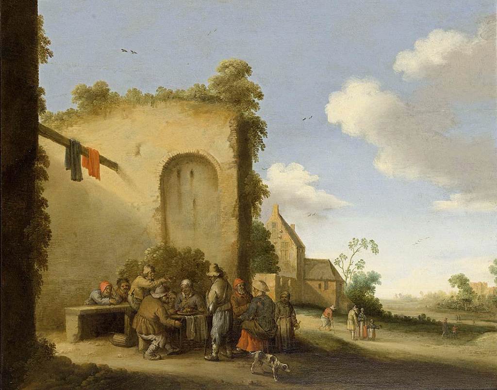 Village Street by DROOCHSLOOT, Joost Cornelisz.