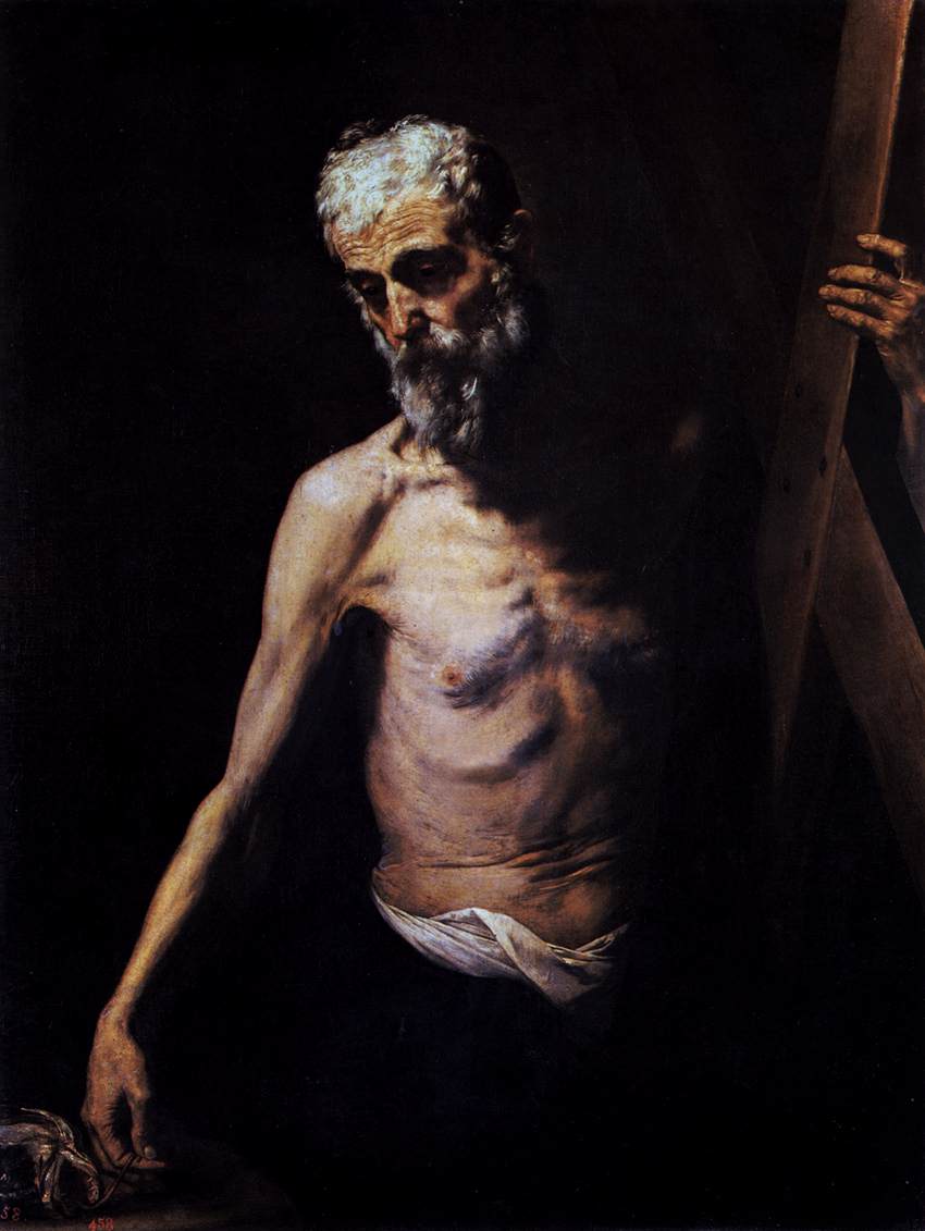 St Andrew by RIBERA, Jusepe de