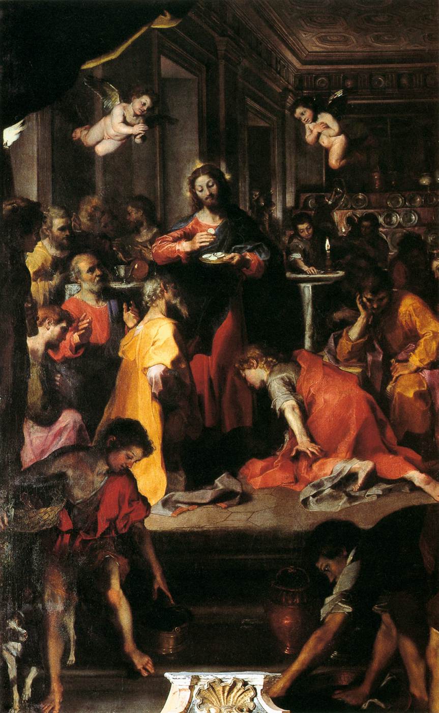 The Institution of the Eucharist by BAROCCI, Federico Fiori