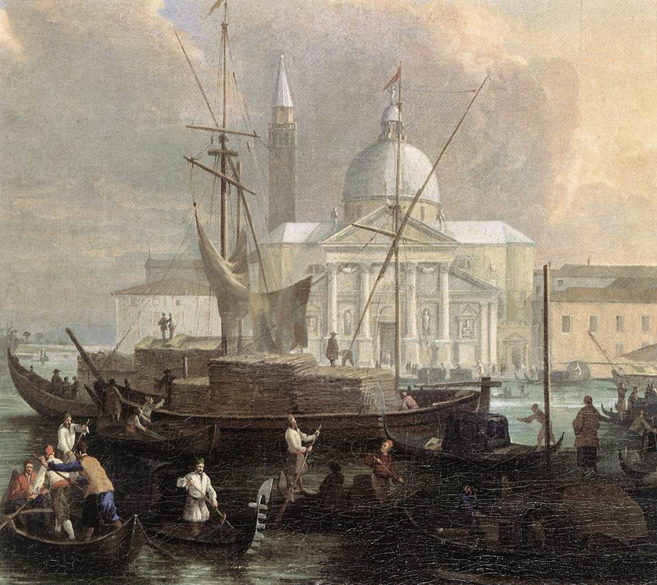 The Sea Custom House with San Giorgio Maggiore (detail) by