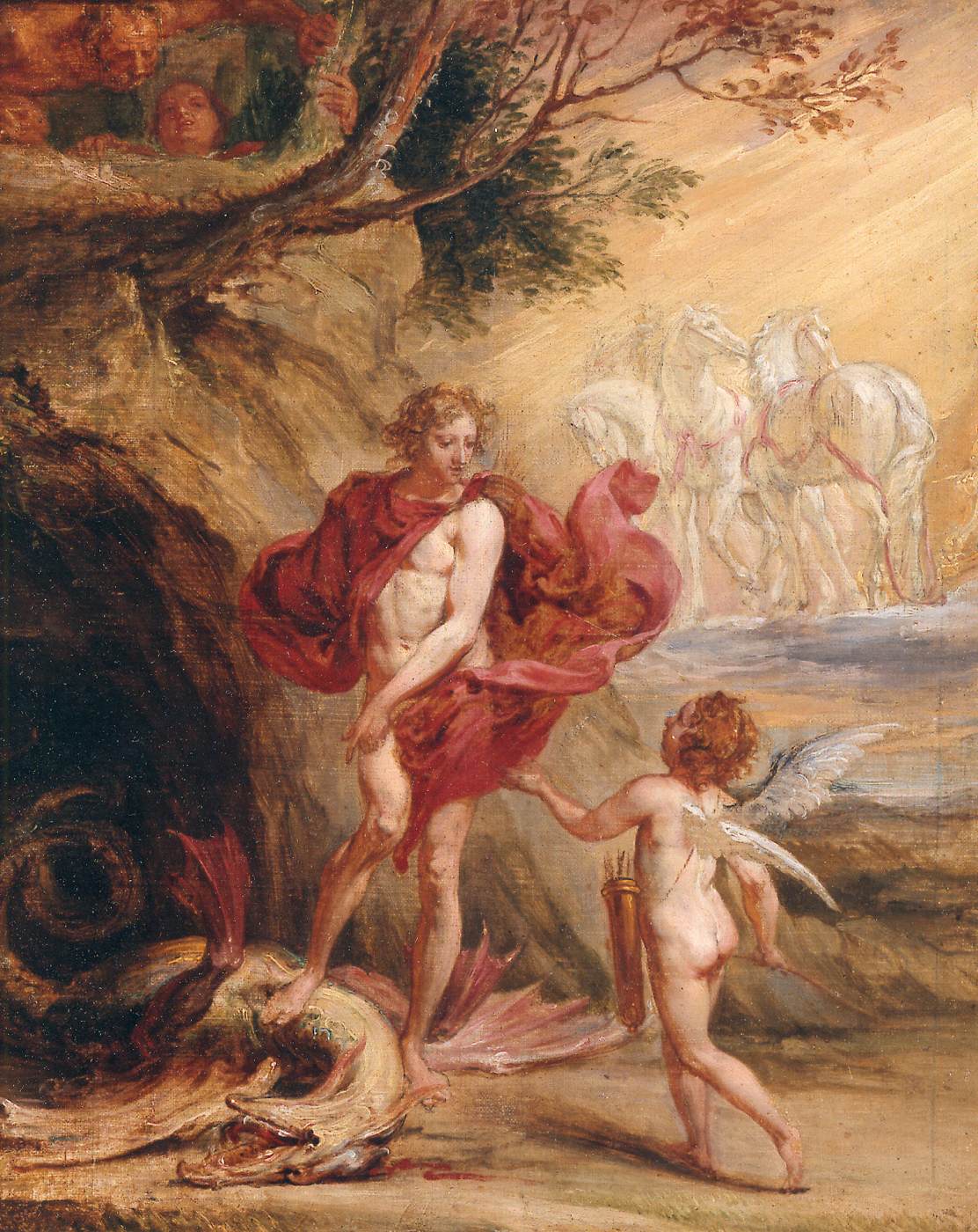 Apollo and the Python by BOECKHORST, Jan van