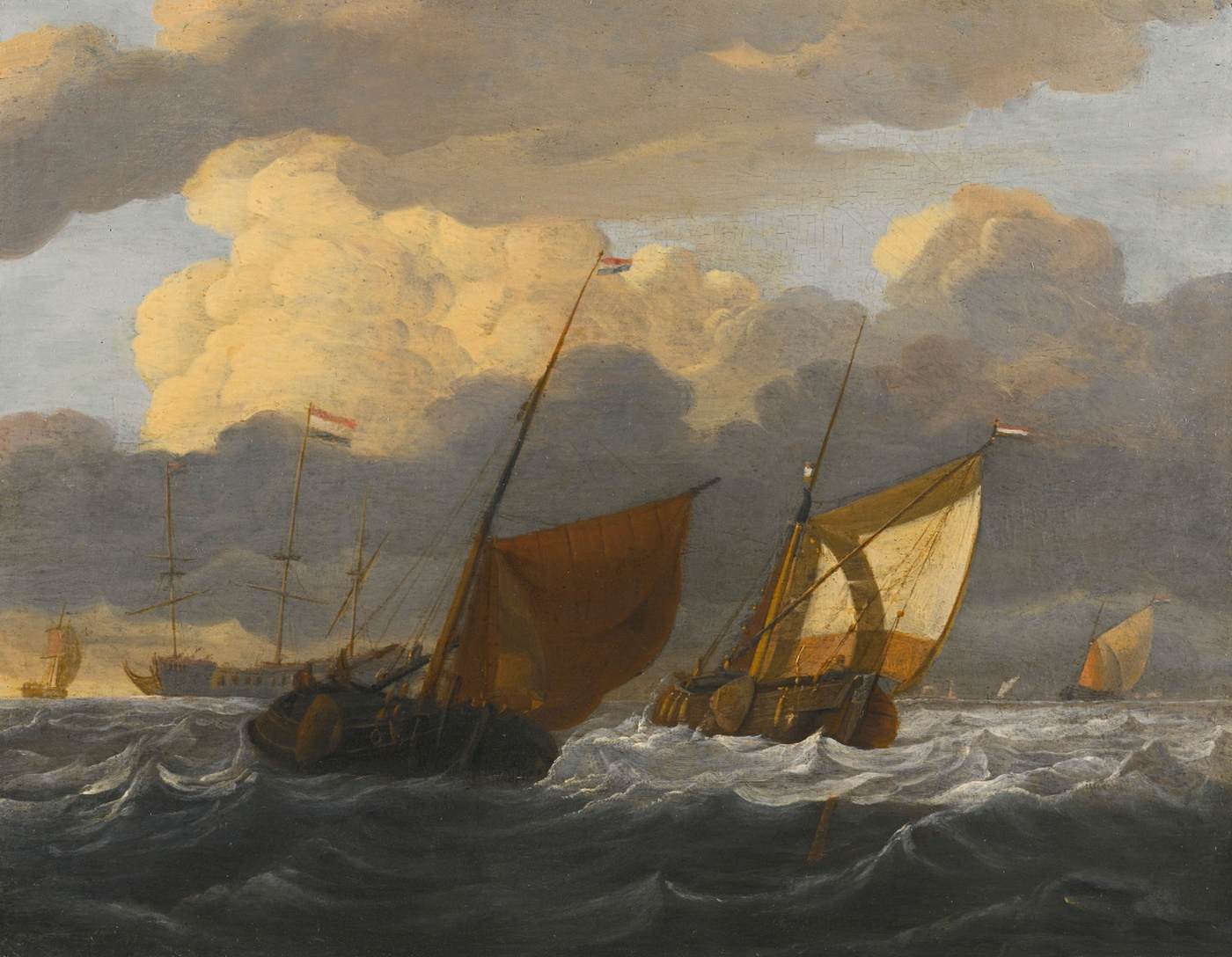 Ships in Choppy Seas by