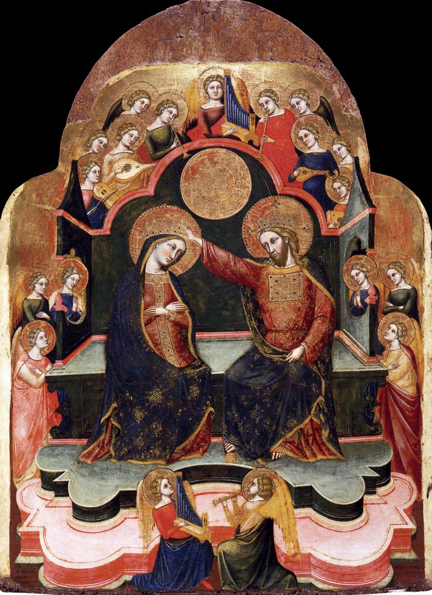 Coronation of the Virgin by STEFANO DI SANT'AGNESE