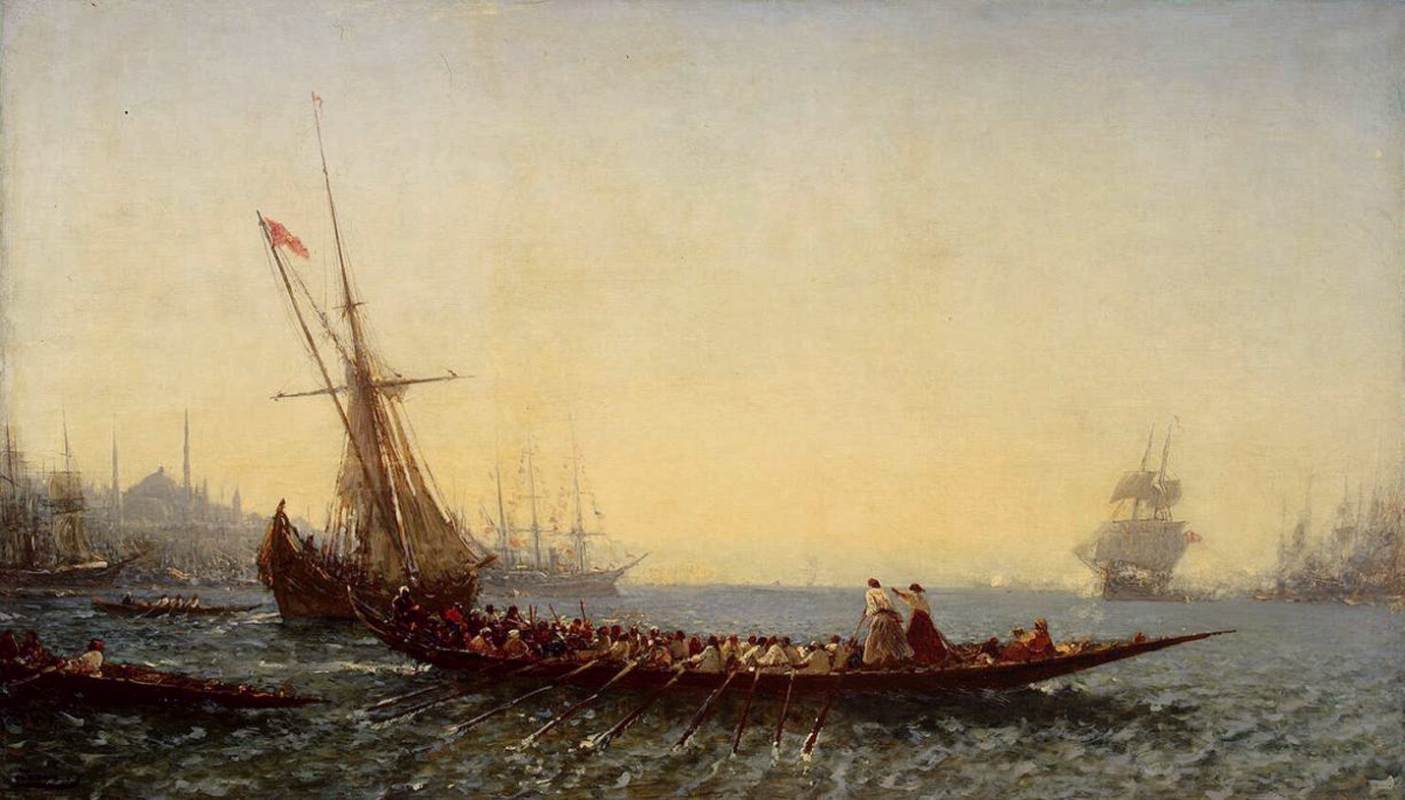 Harbour at Constantinople by ZIEM, Félix