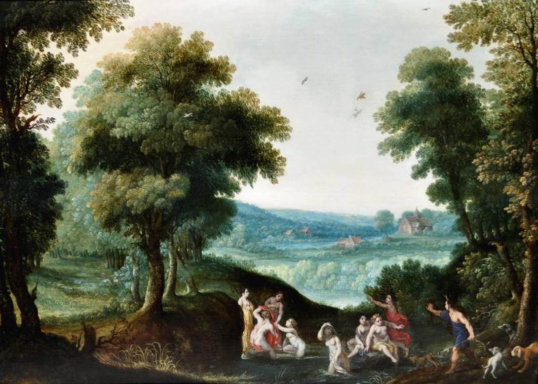 Diana and Actaeon by STALBEMT, Adriaen van