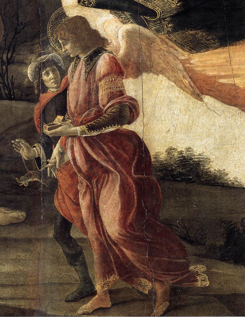 Holy Trinity (detail) by BOTTICELLI, Sandro