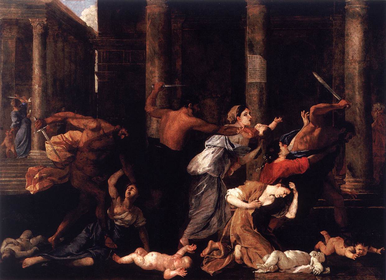 Massacre of the Innocents I by POUSSIN, Nicolas