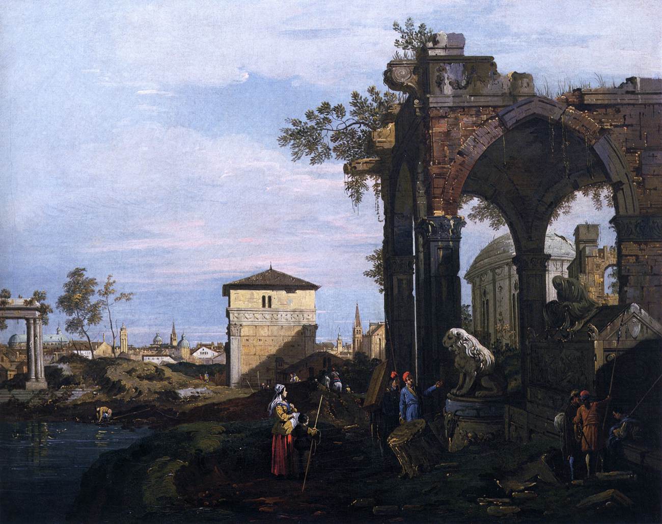 Capriccio with Ruins and Porta Portello, Padua by