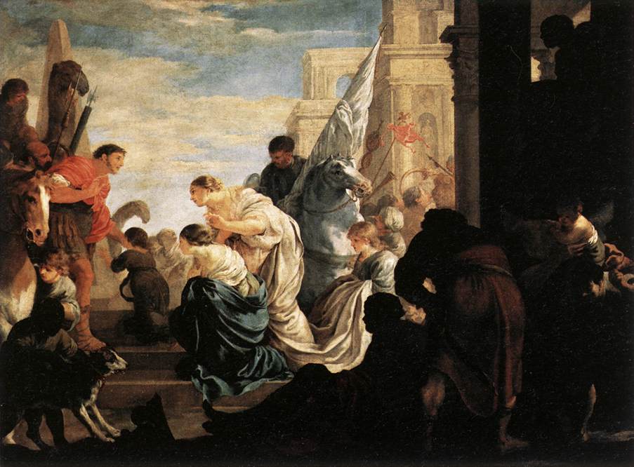 A Scene from Roman History by BOURDON, Sébastien