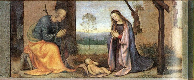 Birth of Christ by ALBERTINELLI, Mariotto