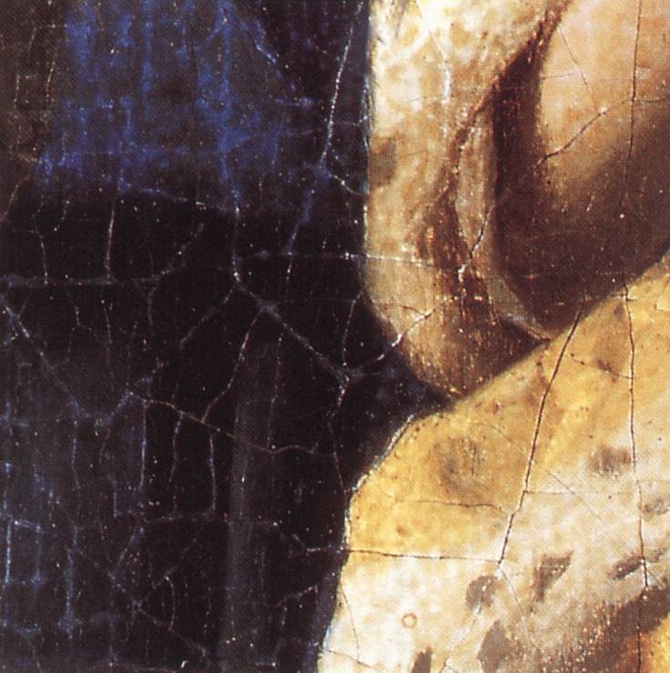 The Love Letter (detail) by VERMEER, Johannes