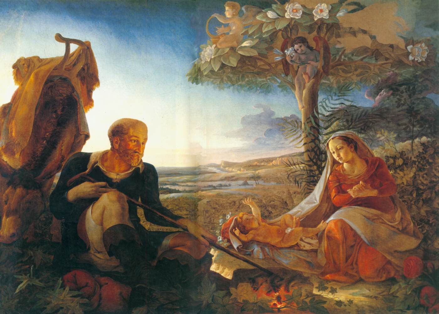 Rest on Flight into Egypt by