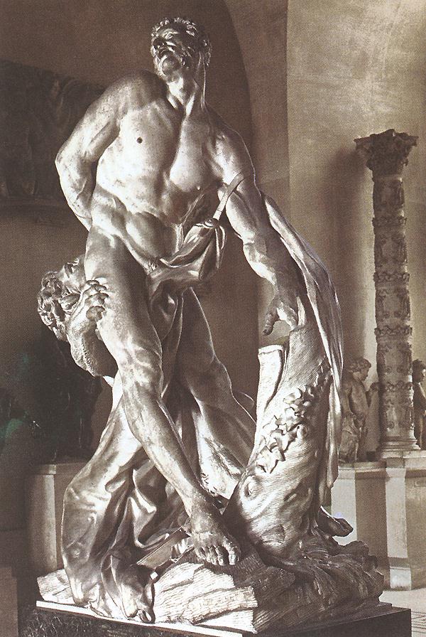 Milo of Croton by PUGET, Pierre