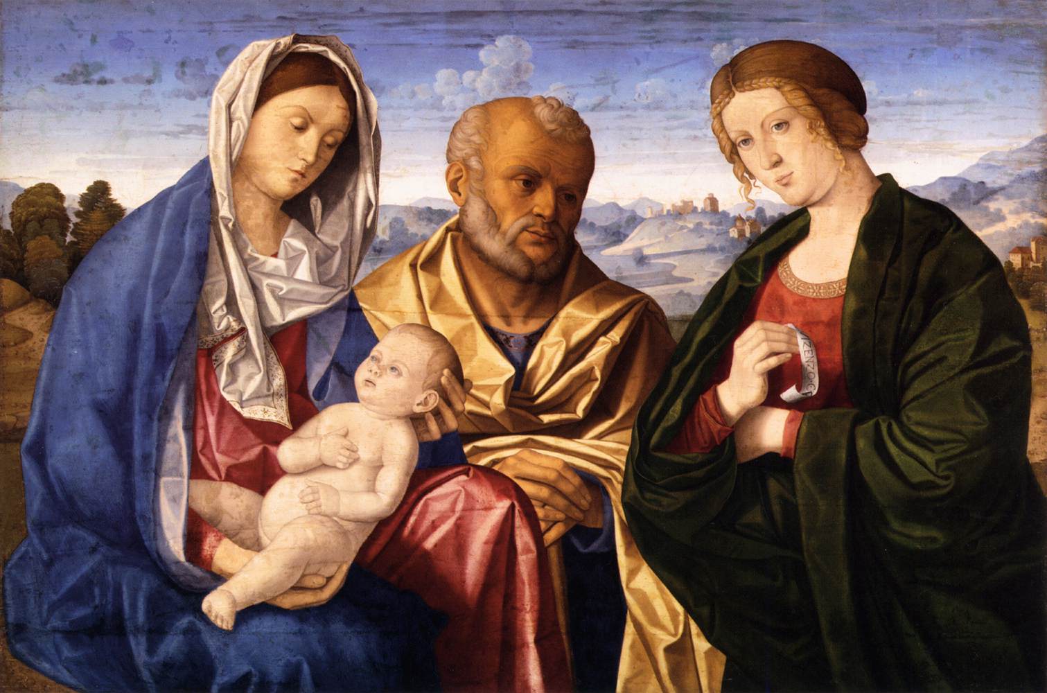 The Holy Family with a Female Saint by