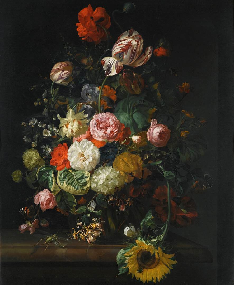 Still-Life of Flowers by RUYSCH, Rachel