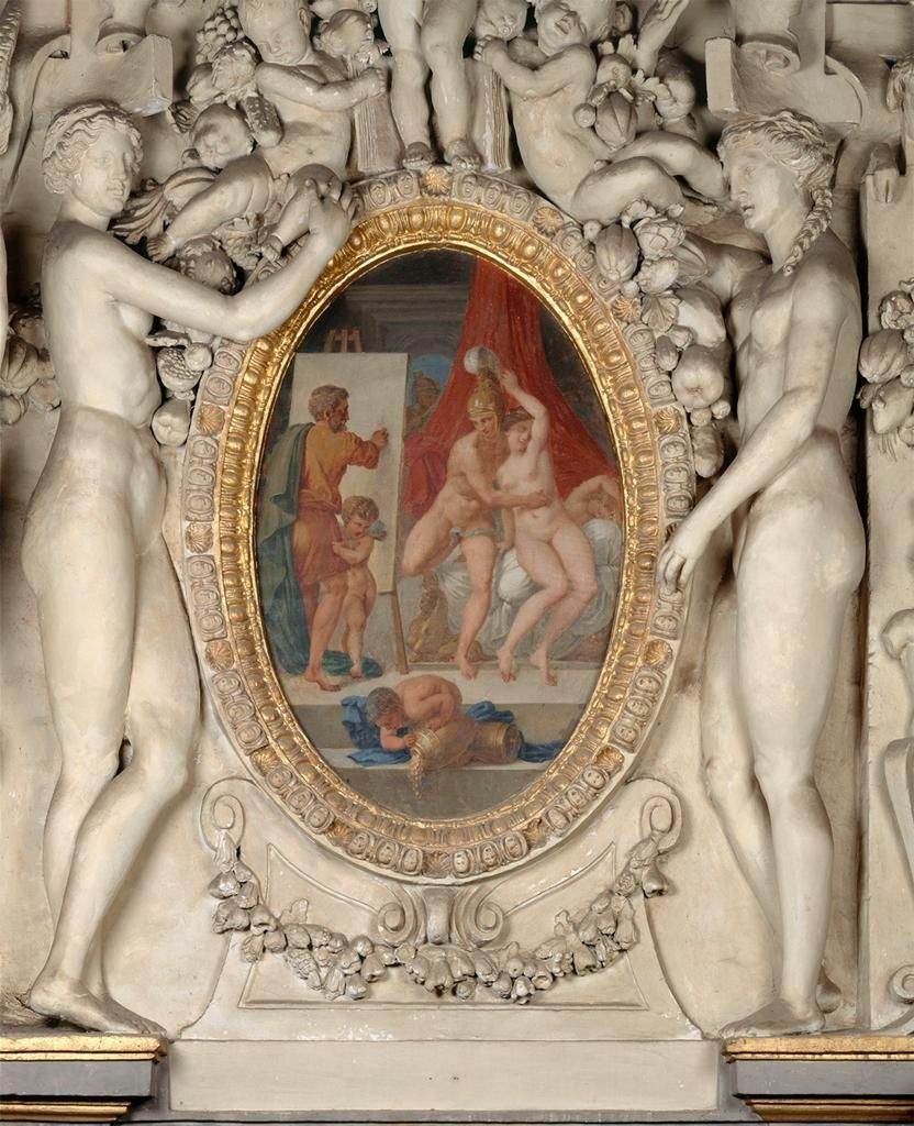 Decoration of the Royal Staircase (detail) by PRIMATICCIO, Francesco