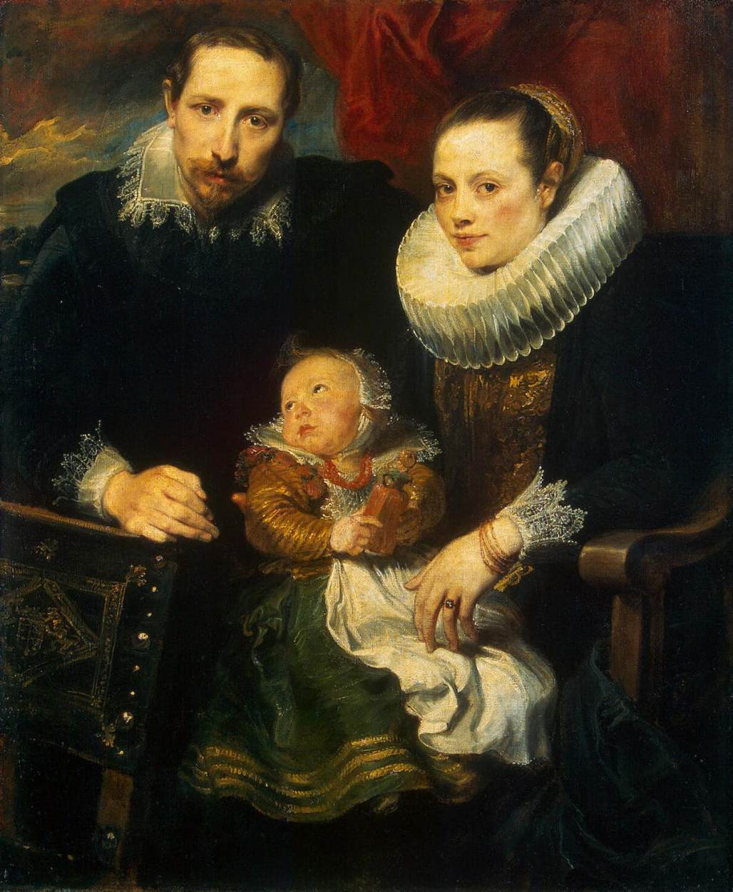 Family Portrait by DYCK, Sir Anthony van