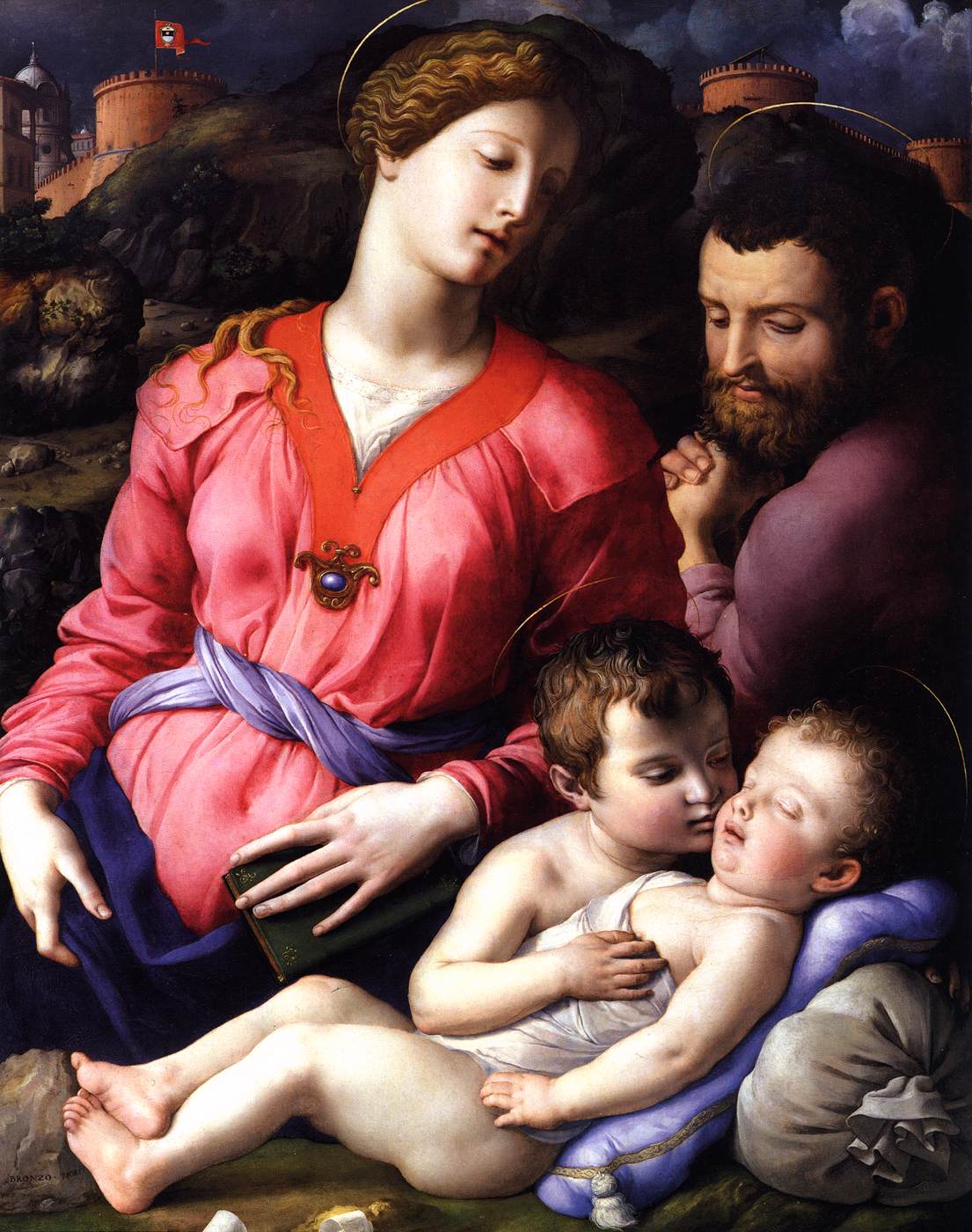 Holy Family by BRONZINO, Agnolo