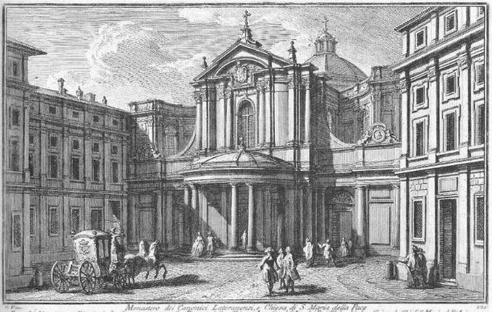 View of the piazza by CORTONA, Pietro da