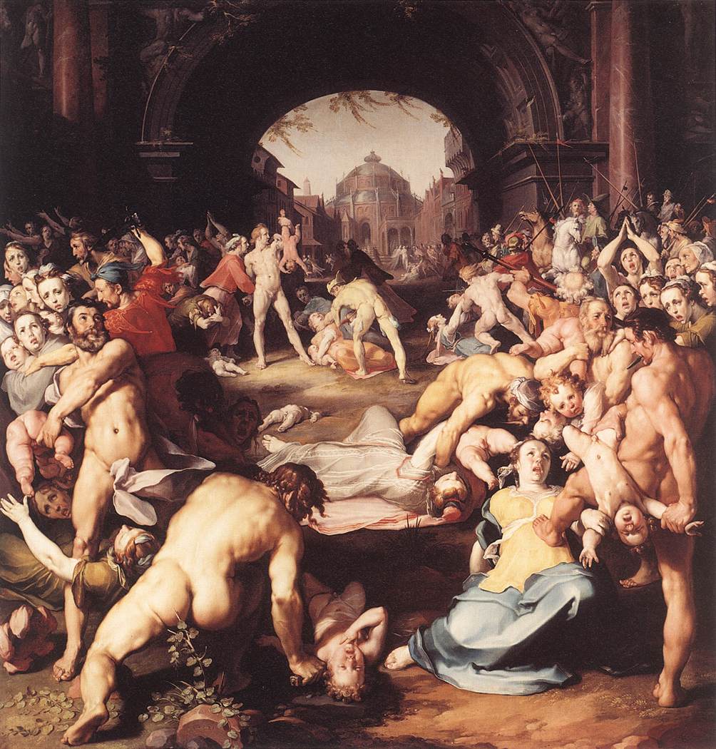 Massacre of the Innocents by CORNELIS VAN HAARLEM