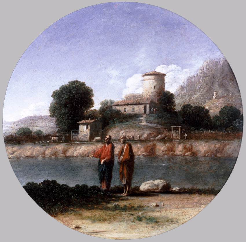 Landscape with Christ and St Peter by