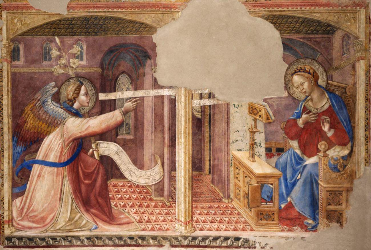 The Annunciation by COLA DI PETRUCCIOLI