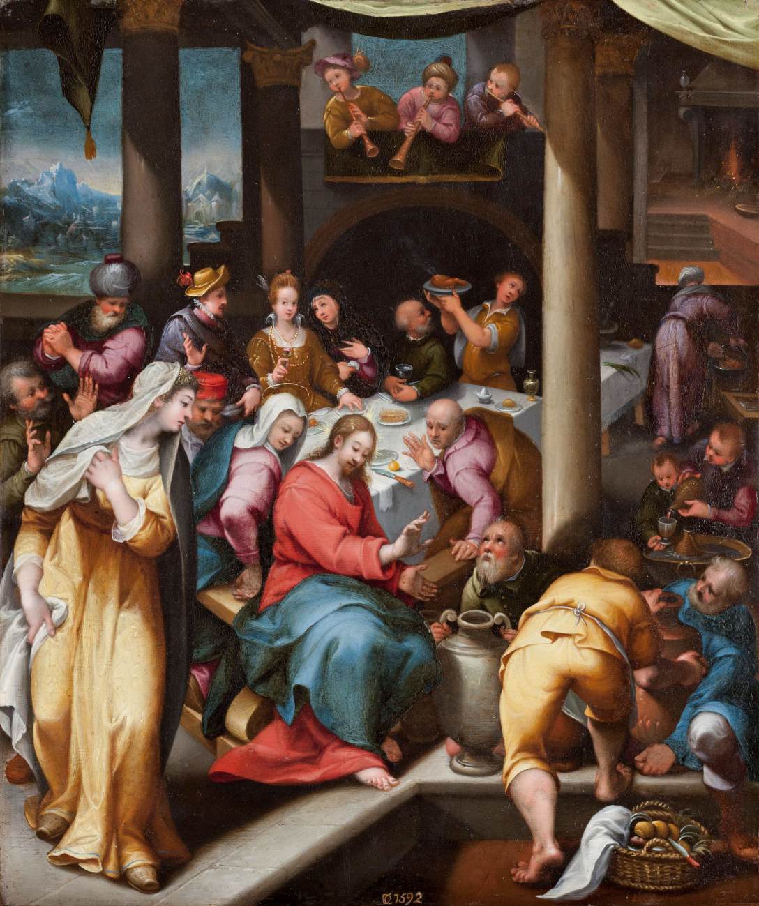 The Marriage at Cana by CALVAERT, Denys