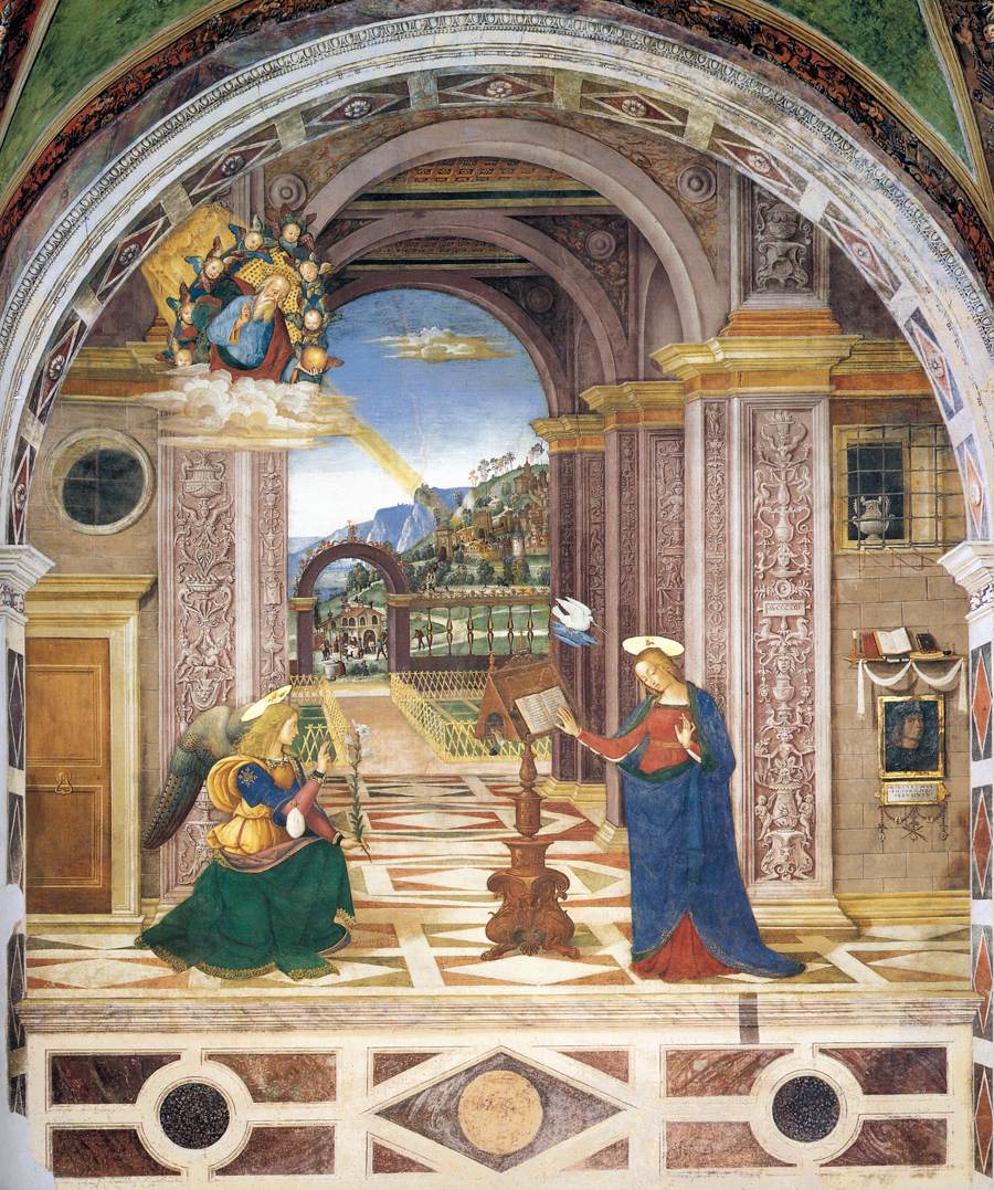 The Annunciation by PINTURICCHIO