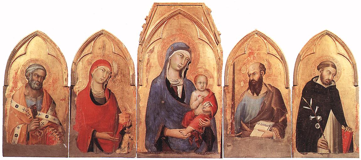 Orvieto Polyptych by SIMONE MARTINI