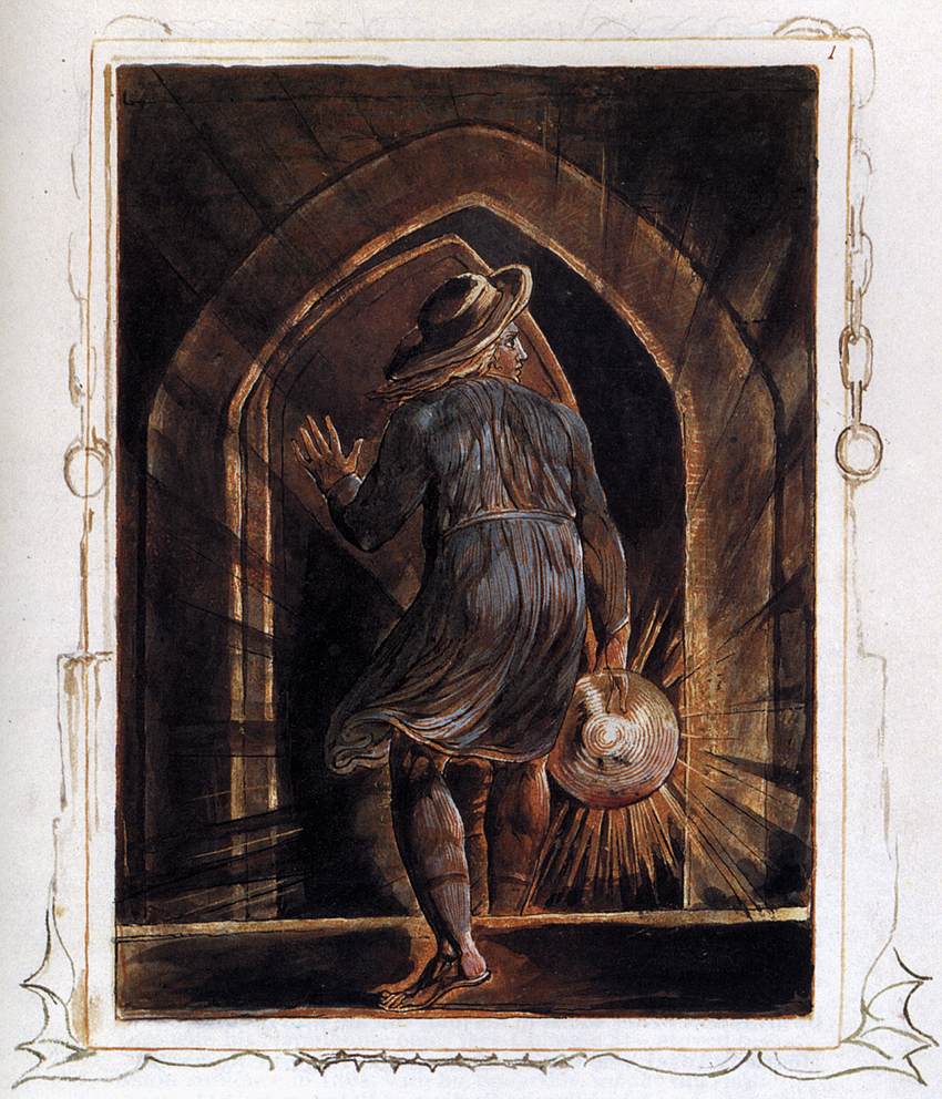 Los Entering the Grave by BLAKE, William