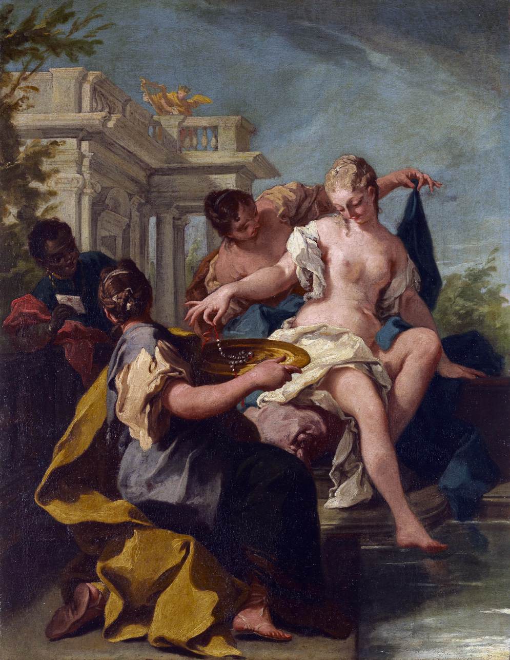 David and Bathsheba by PITTONI, Giambattista