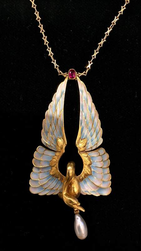 "Pendant "Swan" by WOLFERS, Philippe