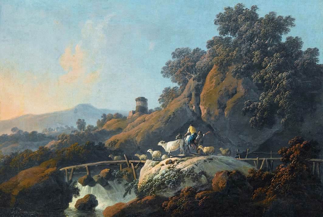 Landscape by PILLEMENT, Jean-Baptiste