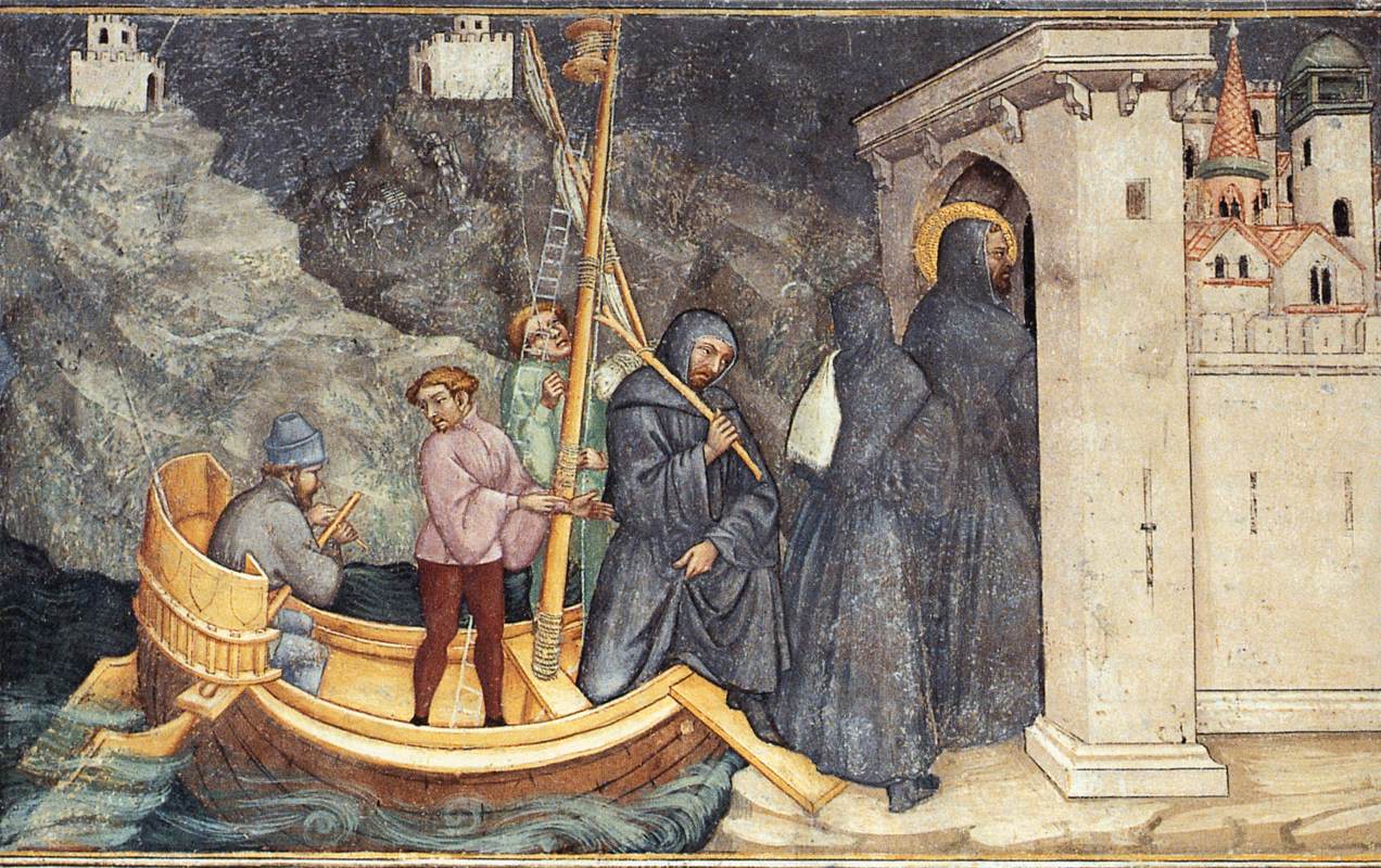 St Augustine Arriving in Carthage by NELLI, Ottaviano