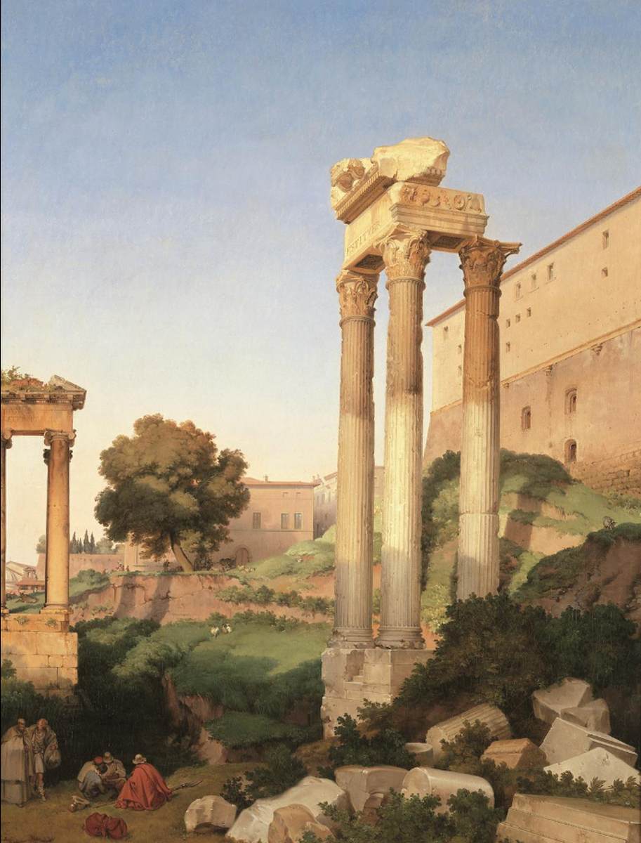 View of the Roman Forum by TURPIN DE CRISSÉ, Lancelot-Théodore