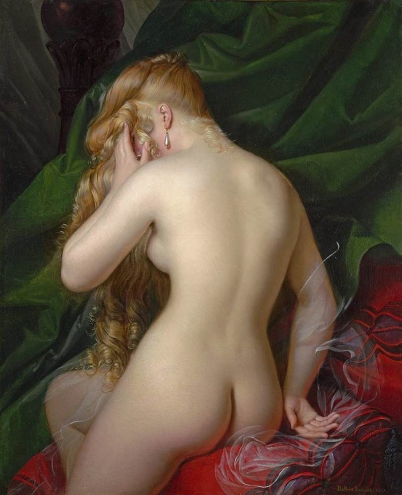 Female Nude, Back View by