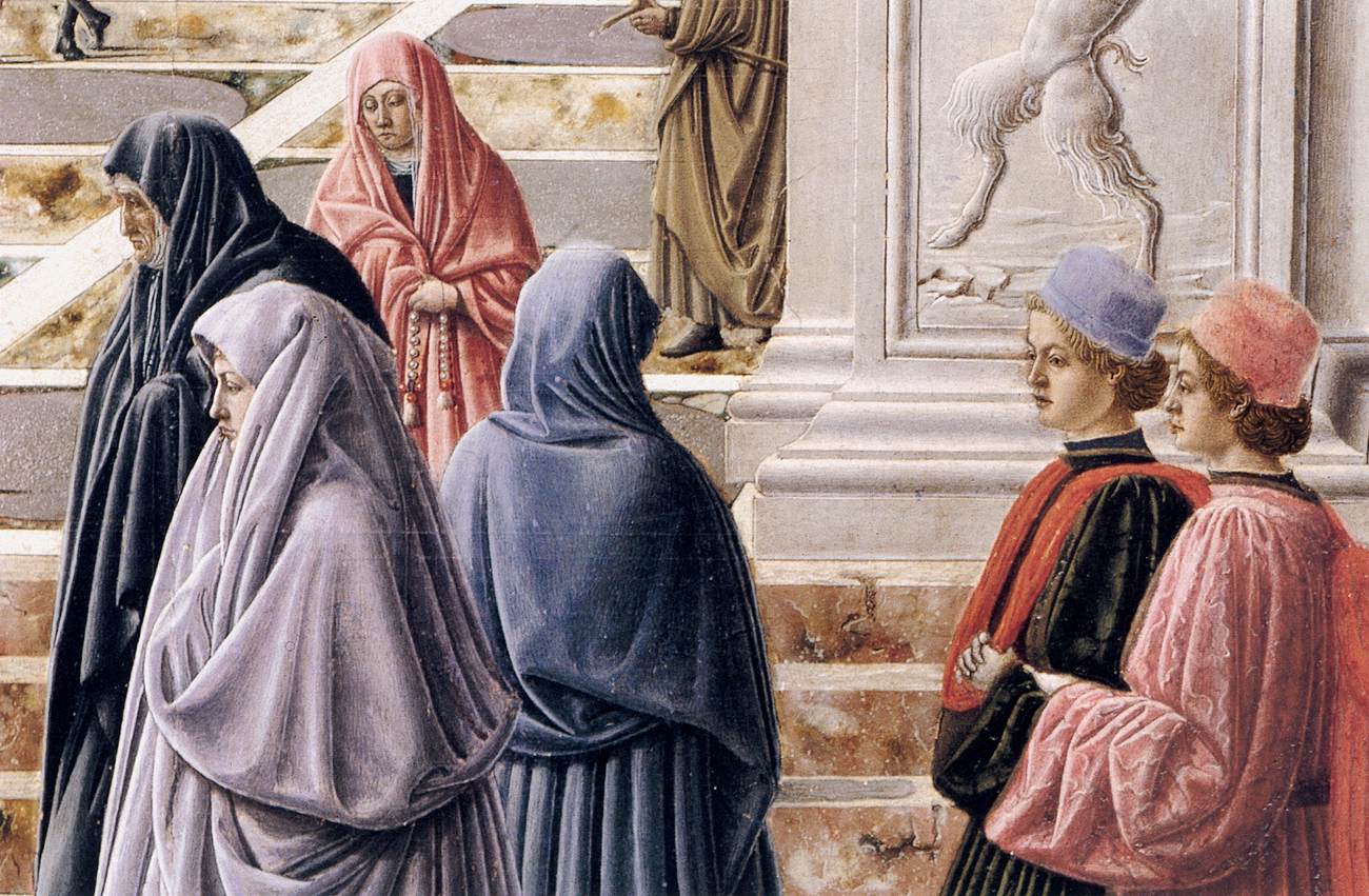 The Presentation of the Virgin in the Temple (detail) by CARNEVALE, Fra