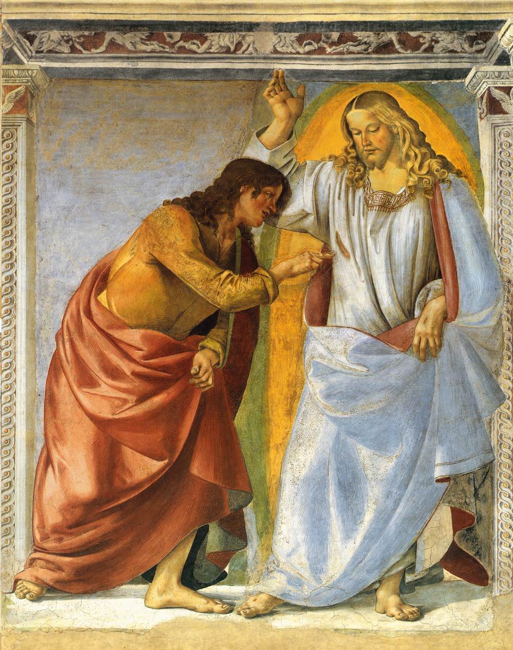 Christ and the Doubting Thomas by SIGNORELLI, Luca