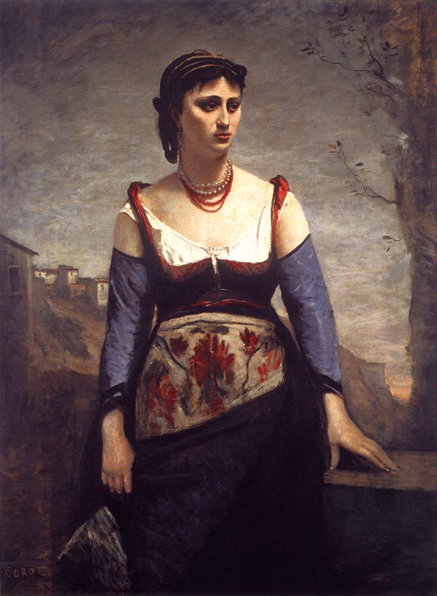 Agostina by COROT, Jean-Baptiste Camille