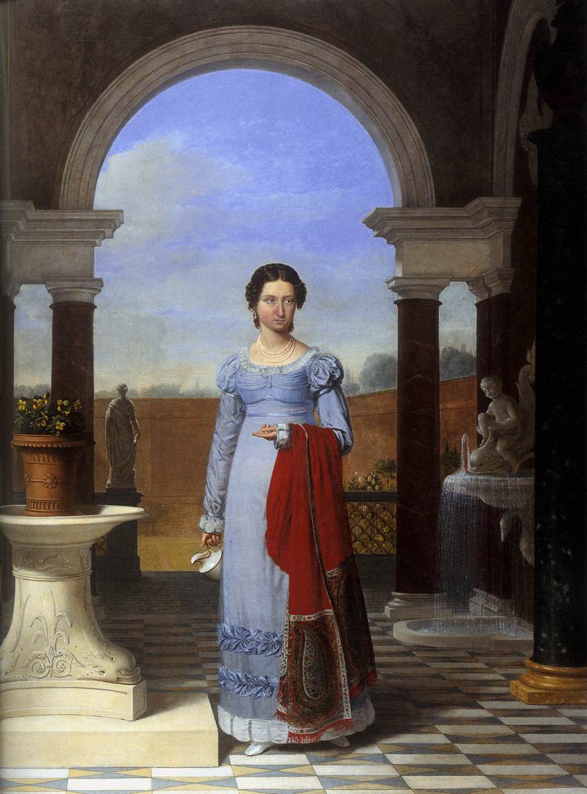 Portrait of Colette Versavel, Wife of Isaac J. de Meyer by DUCQ, Joseph-François